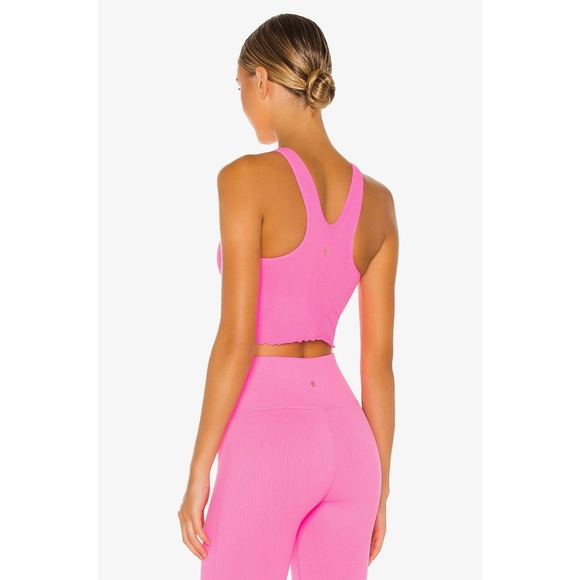 ❌SOLD❌ Spiritual Gangster Amor Crop Tank in Hibiscus - Picture 3 of 9